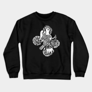 Hampton Court Anne Boleyn Falcon Badge Carving Crewneck Sweatshirt